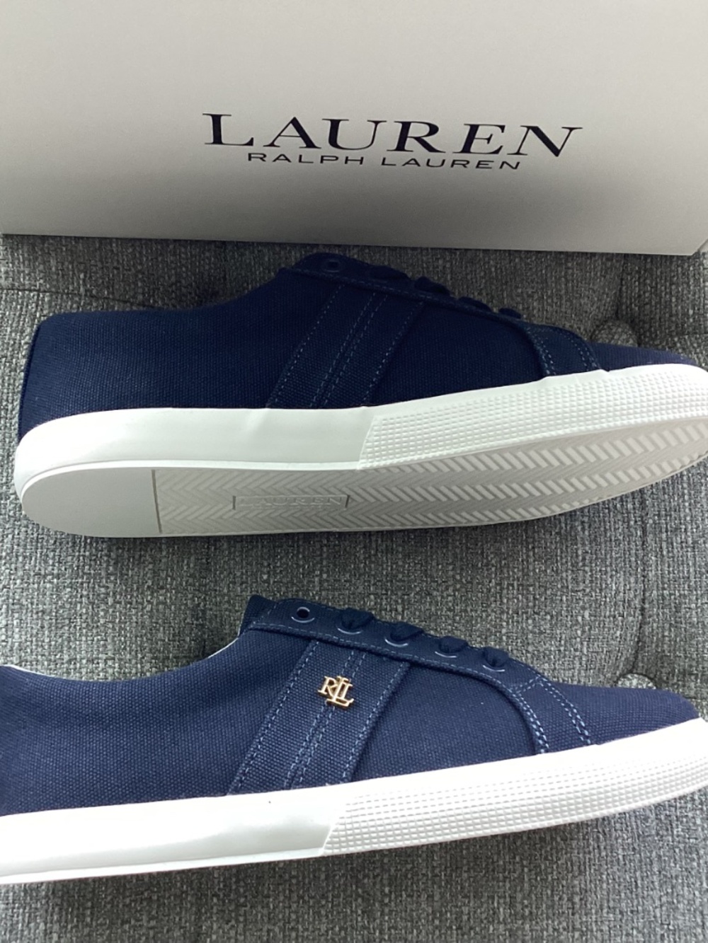 Lauren Ralph Lauren Women's Janson II Lace-Up Sneakers - Picture 12 of 16